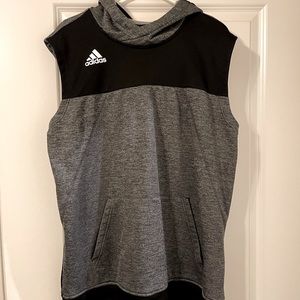 Adidas sleeveless hoodie!